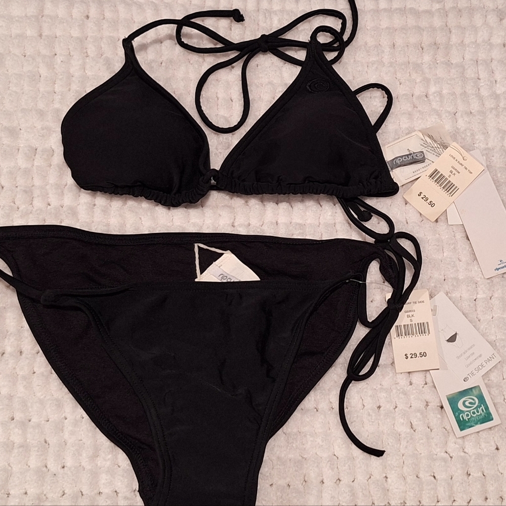 Rip Curl Black Bikini Set